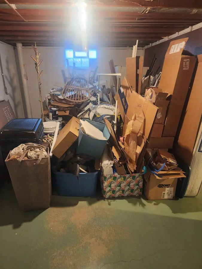 Roll-off dumpster container at job site for 2 Yard Dumpster Rental in Incline Village